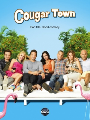 Cougar Town movie poster (2009) wood print