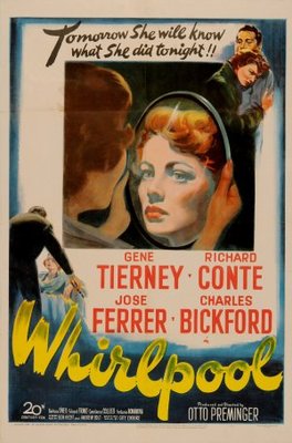 Whirlpool movie poster (1949) wood print