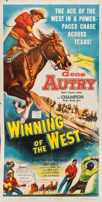 Winning of the West movie poster (1953) pillow