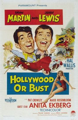 Hollywood or Bust movie poster (1956) canvas poster