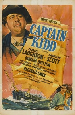 Captain Kidd movie poster (1945) metal framed poster