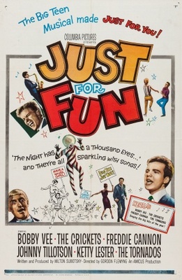 Just for Fun movie poster (1963) wood print