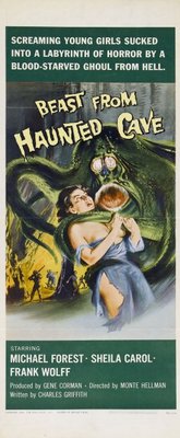 Beast from Haunted Cave movie poster (1959) tote bag
