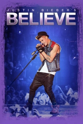 Justin Bieber's Believe movie poster (2013) poster with hanger