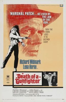 Death of a Gunfighter movie poster (1969) wooden framed poster