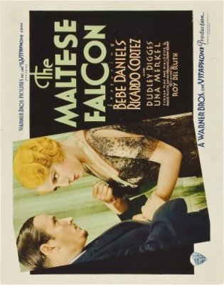 The Maltese Falcon movie poster (1931) pillow