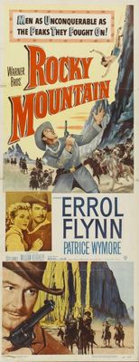 Rocky Mountain movie poster (1950) wooden framed poster