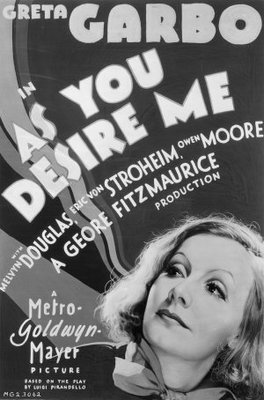 As You Desire Me movie poster (1932) poster