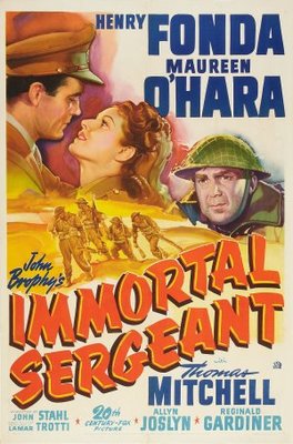 Immortal Sergeant movie poster (1943) mouse pad