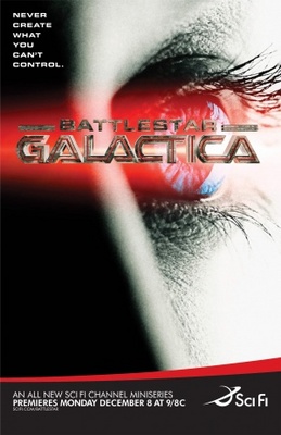 Battlestar Galactica movie poster (2003) wood print