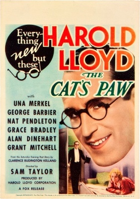 The Cat's-Paw movie poster (1934) wooden framed poster