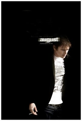 August movie poster (2008) wood print