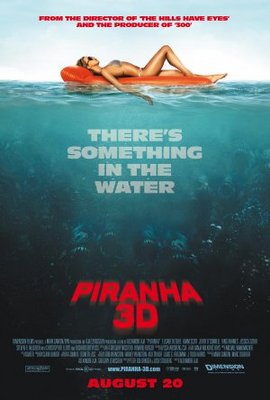 Piranha movie poster (2010) poster with hanger