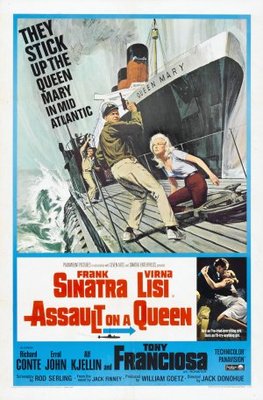 Assault on a Queen movie poster (1966) pillow