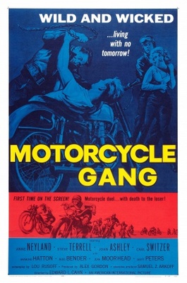 Motorcycle Gang movie poster (1957) pillow