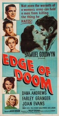 Edge of Doom movie poster (1950) t-shirt