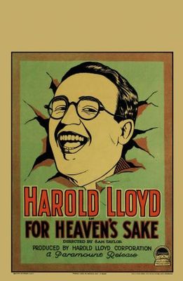 For Heaven's Sake movie poster (1926) poster with hanger