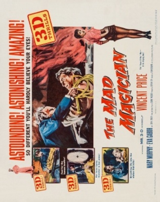 The Mad Magician movie poster (1954) metal framed poster
