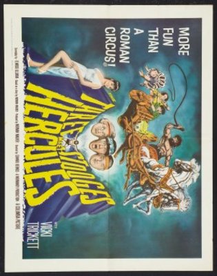 The Three Stooges Meet Hercules movie poster (1962) metal framed poster