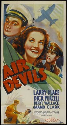 Air Devils movie poster (1938) metal framed poster