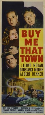Buy Me That Town movie poster (1941) sweatshirt