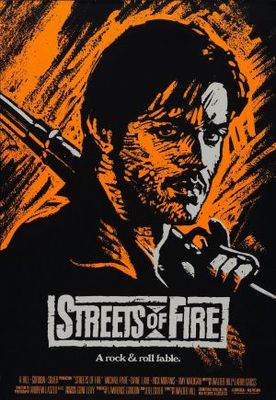 Streets of Fire movie poster (1984) wood print