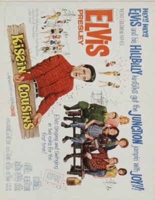 Kissin' Cousins movie poster (1964) canvas poster