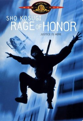 Rage of Honor movie poster (1987) poster with hanger