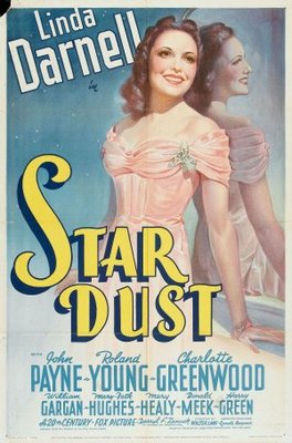 Star Dust movie poster (1940) metal framed poster