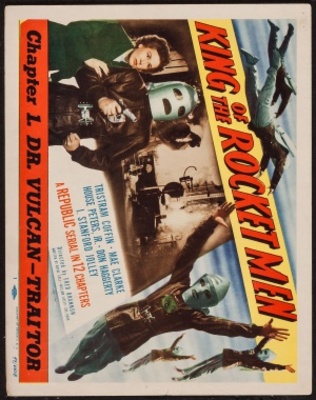 King of the Rocket Men movie poster (1949) metal framed poster
