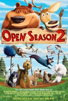 Open Season 2 movie poster (2009) wooden framed poster