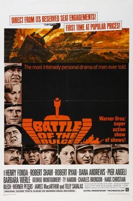 Battle of the Bulge movie poster (1965) wooden framed poster