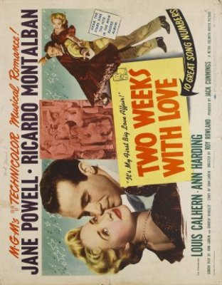 Two Weeks with Love movie poster (1950) t-shirt