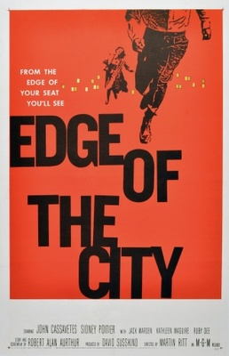 Edge of the City movie poster (1957) canvas poster