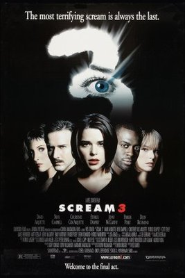 Scream 3 movie poster (2000) canvas poster