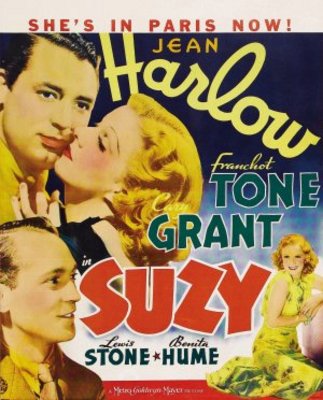 Suzy movie poster (1936) wood print