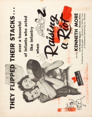 Raising a Riot movie poster (1955) Stickers MOV_8977cd32