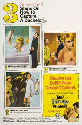 That Funny Feeling movie poster (1965) pillow