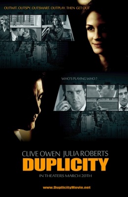 Duplicity movie poster (2009) Stickers MOV_899c5692