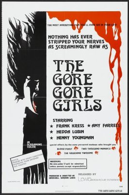 The Gore Gore Girls movie poster (1972) pillow