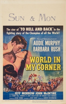 World in My Corner movie poster (1956) metal framed poster