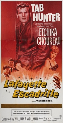 Lafayette Escadrille movie poster (1958) canvas poster