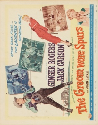 The Groom Wore Spurs movie poster (1951) wood print