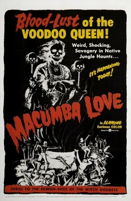 Macumba Love movie poster (1960) metal framed poster
