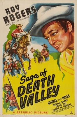 Saga of Death Valley movie poster (1939) canvas poster