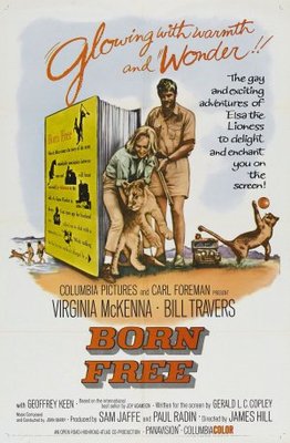 Born Free movie poster (1974) pillow