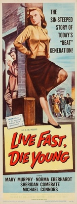 Live Fast, Die Young movie poster (1958) canvas poster