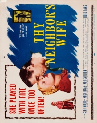 Thy Neighbor's Wife movie poster (1953) mug