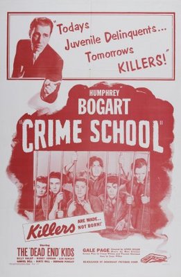 Crime School movie poster (1938) wooden framed poster