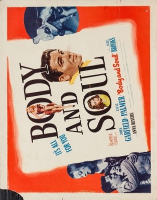 Body and Soul movie poster (1947) metal framed poster